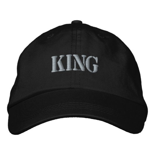 Casquettes réglables basiques KING Alternative App (Devant)
