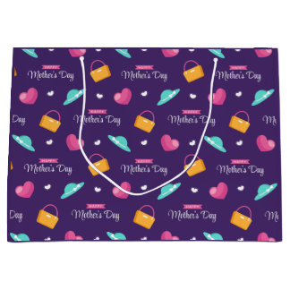 Casquettes, sacs à main et coeur Fête des mères