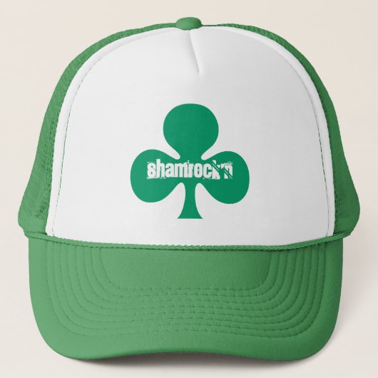 Casquettes verts de Shamrock'n de shamrock du jour (Devant)