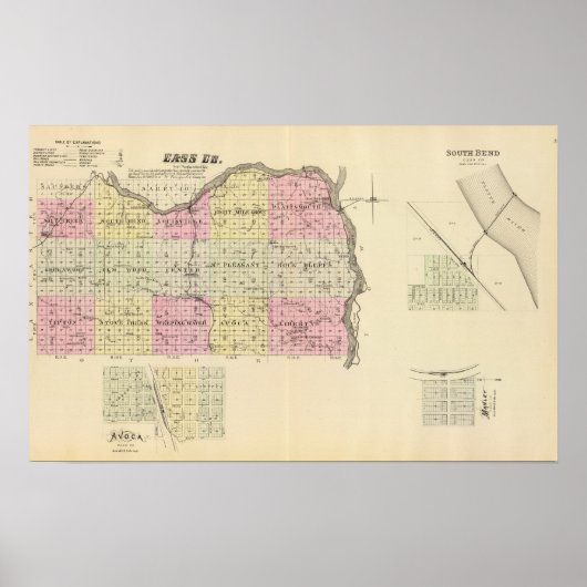 Cass County, Nebraska Poster (Voorkant)