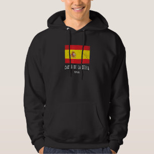 Cass de la Selva Spanje ES Vlag Stad - Bandera Rop Hoodie