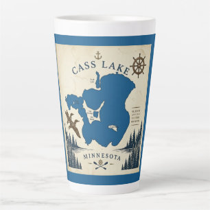 Cass Lake, Minnesota Vakantiehuis & Cadeaus Latte Mok