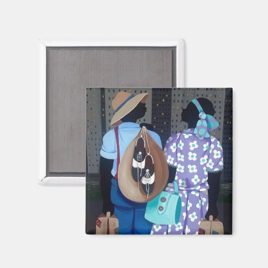 Cassandra Gillens, we hebben het gemaakt, vierkant Magneet (Voorkant / Achterkant)