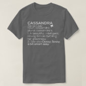 Cassandra Naam Cassandra Definitie Cassandra Fema T-shirt (Design voorkant)