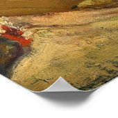 Cassat - vrouw met ventilator poster (Hoek)