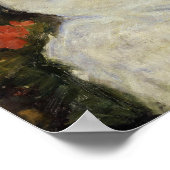 Cassatt - meisje in tuin poster (Hoek)