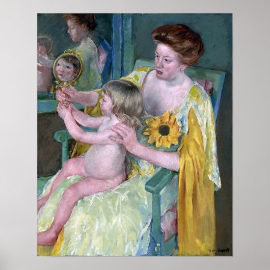Cassatt - Moeder en Kind 2 Poster (Voorkant)