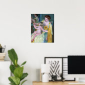 Cassatt - Moeder en Kind 2 Poster (Thuiskantoor)