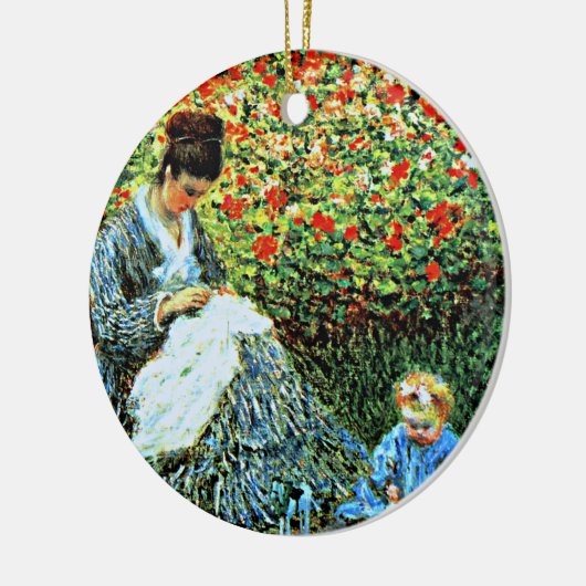 Cassatt - moeder en Sara Admiring Baby Keramisch Ornament (Links)