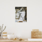 Cassatt - Studie voor Coiffure Poster (Keuken)