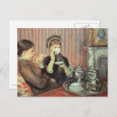 Cassatt: Vijf O'Clock Tea, Briefkaart (Voorkant / Achterkant)