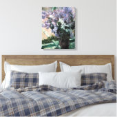 Cassatt's "Lilacs in a Window" Canvas Afdruk (Insitu (Slaapkamer))