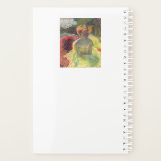 Cassatt's Lydia Leaning op haar armen Planner (Achterkant)