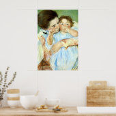 Cassatt's moeder en kind poster (Keuken)