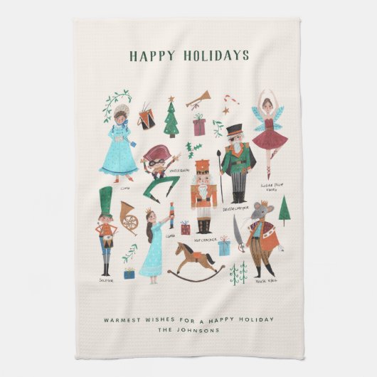 Casse-bec | Noël | Serviette de cuisine (Vertical)