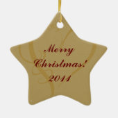 Casse-Noisette Ballet Joyeux Noël Star Ornement (Dos)