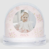 Casse-noisette Ballet rose 1er Noël Baby Photo (Arrière)