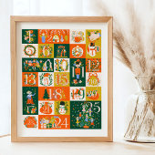 Casse-noisette Calendrier de l'avent affiche de No