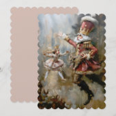 Casse-noisette - Invitation plate 12,7 cm x 17,8 c (Devant / Derrière)