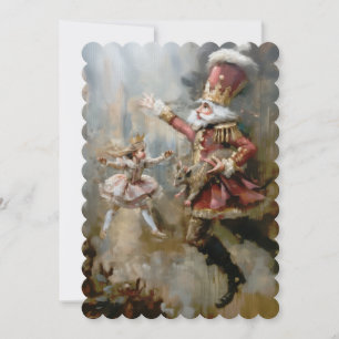 Casse-noisette - Invitation plate 12,7 cm x 17,8 c