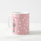 Casse-noisette laissez-le neiger café de Noël Mug (Devant gauche)