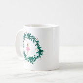 Casse-noisette laissez-le neiger café de Noël Mug (Devant gauche)
