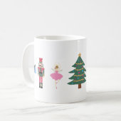 Casse-noisette laissez-le neiger café de Noël Mug (Devant gauche)