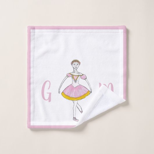 Casse-noisette personnalisée Ballerina à la fée de (Gant de toilette)