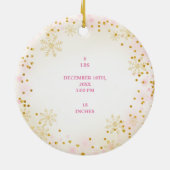 Casse-noisette Premier ornement en céramique de No (Dos)