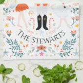 Casse-Noisette Scène Serviette personnalisée de cu (Plié)