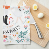 Casse-Noisette Scène Serviette personnalisée de cu (Quart Plié)