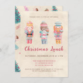 Casse-Noisettes Whimsical Invitation de déjeuner d (Devant / Derrière)