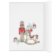 Casse-noix, arbre de Noël, cheval à bascule Carte (Intérieur (Gauche))