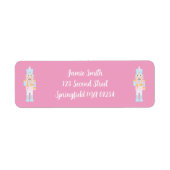 Casse-noix avec étiquette d'adresse de retour Sucr (Devant)