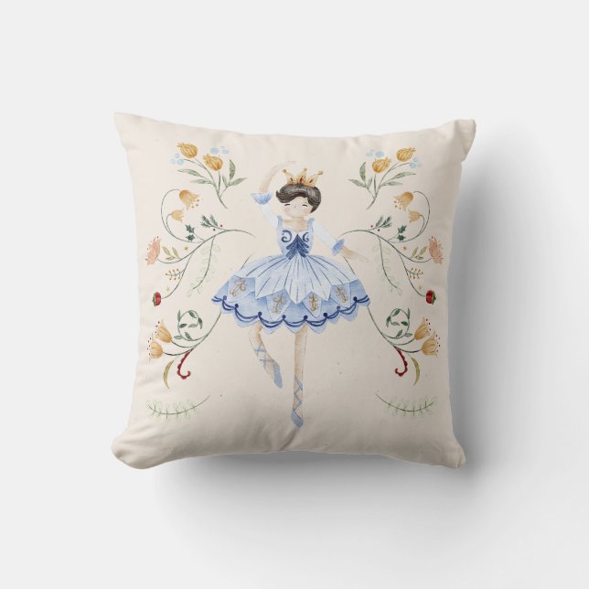 Casse-noix Ballerina Oreiller de Noël (Recto)