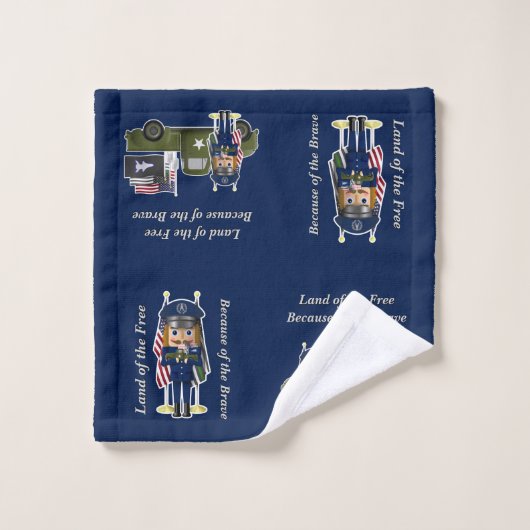 Casse-noix de la Force spatiale avec petit camion  (Gant de toilette)