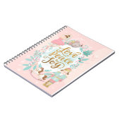 Casse-noix rose doux Carnet et journal Ballerina (Côté gauche)