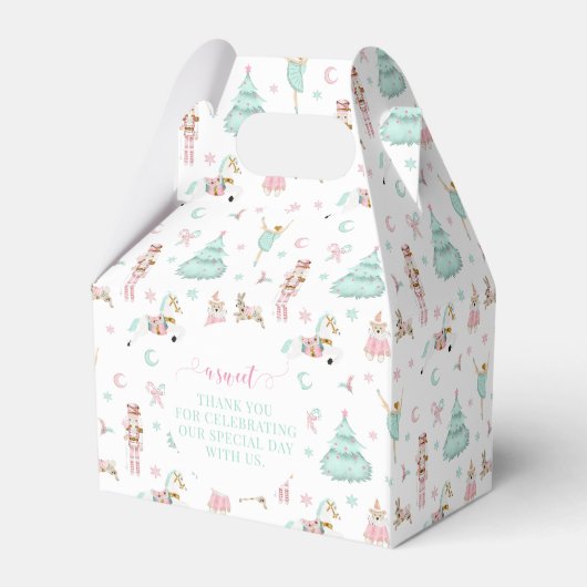 Casse-noix rose pastel Candy de Noël ballotins (Arrière)