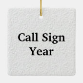 Casse-noix Shack Ham Radio Ornement de Noël (Dos)
