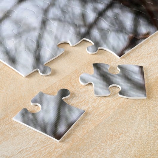 Casse-tête Puzzle paysage Baies d'hiver  (Côté)