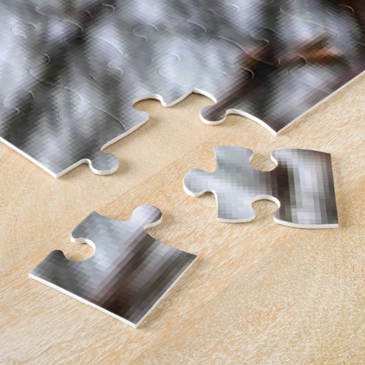 Casse-tête Puzzle paysage Baies d'hiver  (Côté)