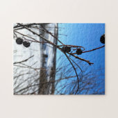 Casse-tête Puzzle paysage Baies d'hiver  Legpuzzel (Horizontaal)