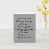 Casser la carte de voeux (Fleur jaune)