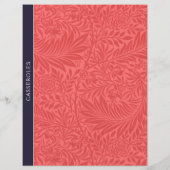 Casseroles | Ontvanger divider | Rode Floral (Achterkant)