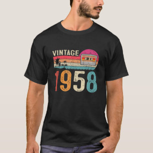 cassette 1958 Geboren op 64e verjaardag T-shirt
