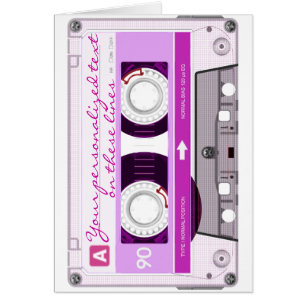 Cassette band - roze -