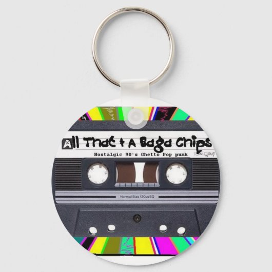 Cassette Color Blast Sleutelhanger (Voorkant)