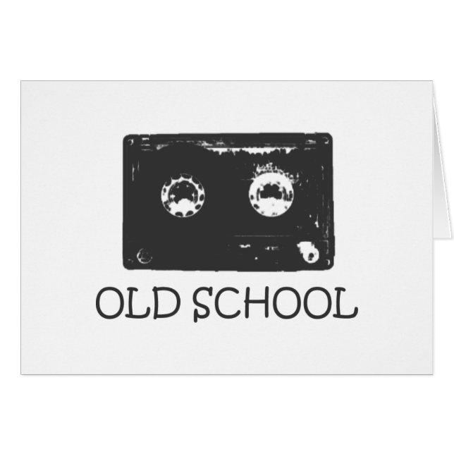 Cassette de vieille école ! (Devant horizontal)