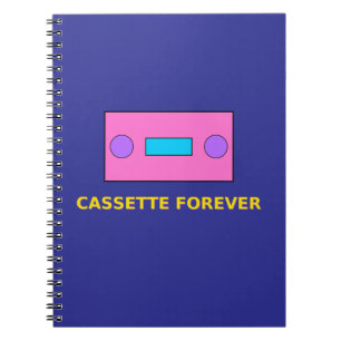 Cassette Forever – Retro Tape Pixel Art Design Notitieboek