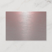 Cassette Huwelijkslied Verzoek Roze Metallic Inzet Informatiekaartje (Achterkant)